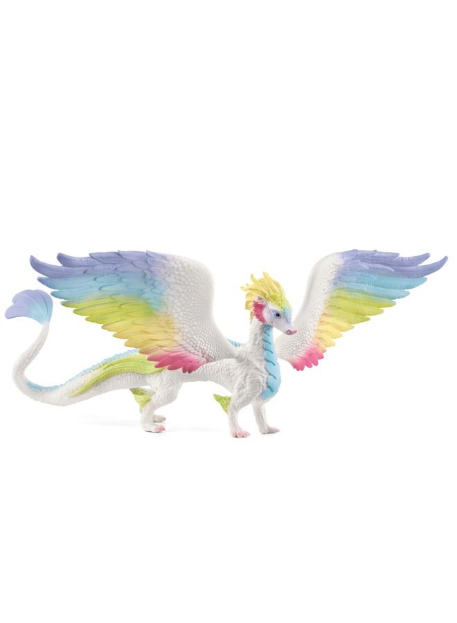 schleich 70728 BAYALA Rainbow Dragon Figurine for ages 5+, White - Image 1