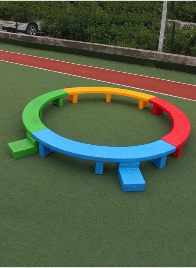 JSAITOYS Kids Gym Fitness Equipment Anti-Crack Plastic Balance Beam  - Image 1