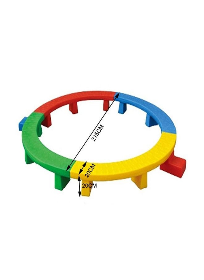 JSAITOYS Kids Gym Fitness Equipment Anti-Crack Plastic Balance Beam  - Image 5