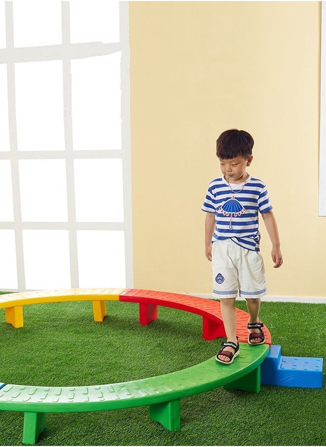 JSAITOYS Kids Gym Fitness Equipment Anti-Crack Plastic Balance Beam  - Image 2
