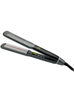 CARRERA Hair Straightener – Features LED Temperature Display | Ceramic-Coated Floating Plates | Ionic Generator | Infrared Light | and Adjustable Settings from 100-230°C - (Silver & Black)