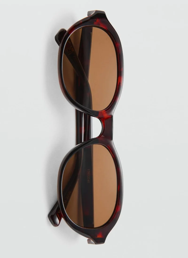 MANGO Tortoiseshell frame sunglasses
