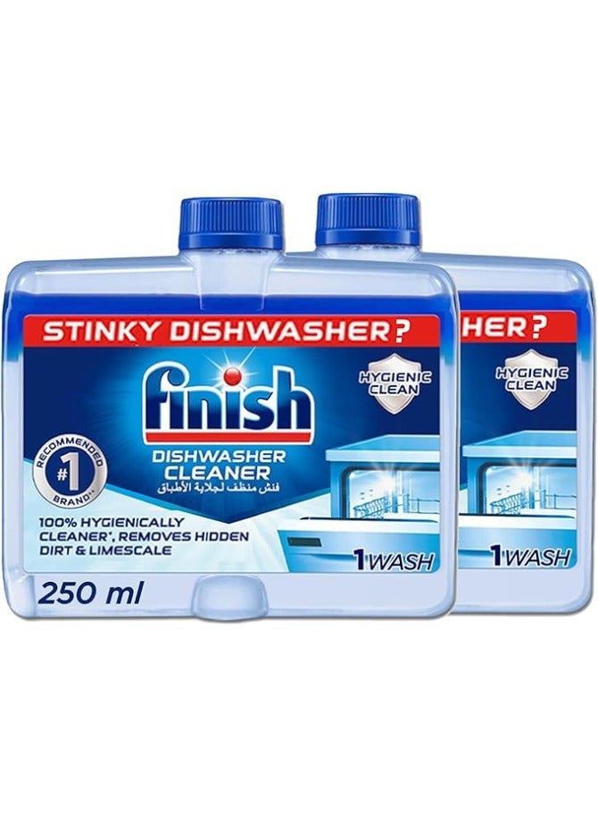 Zaid Finish Dishwasher Machine Cleaner 250ml, Pack of 2 - Image 1