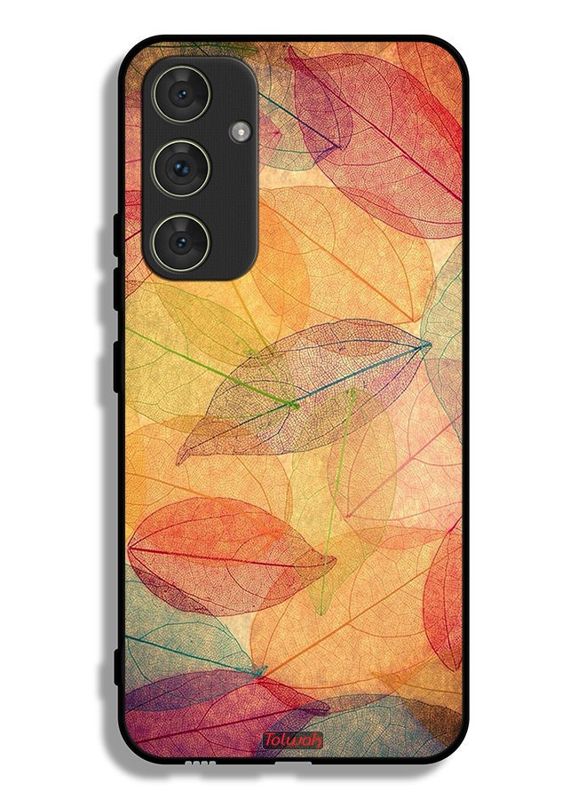Tolwak Samsung Galaxy A54 5G Protective Case Cover Leaves Abstract Digital Art - Image 1