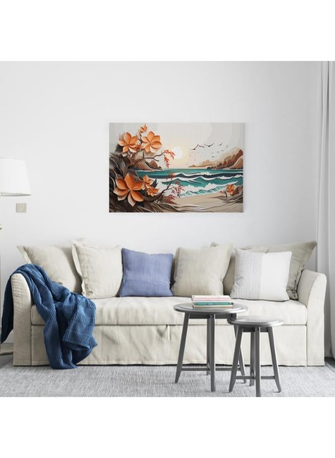 Home Gallery Tropical Paradise Landscape Printed Canvas wall art - Image 4