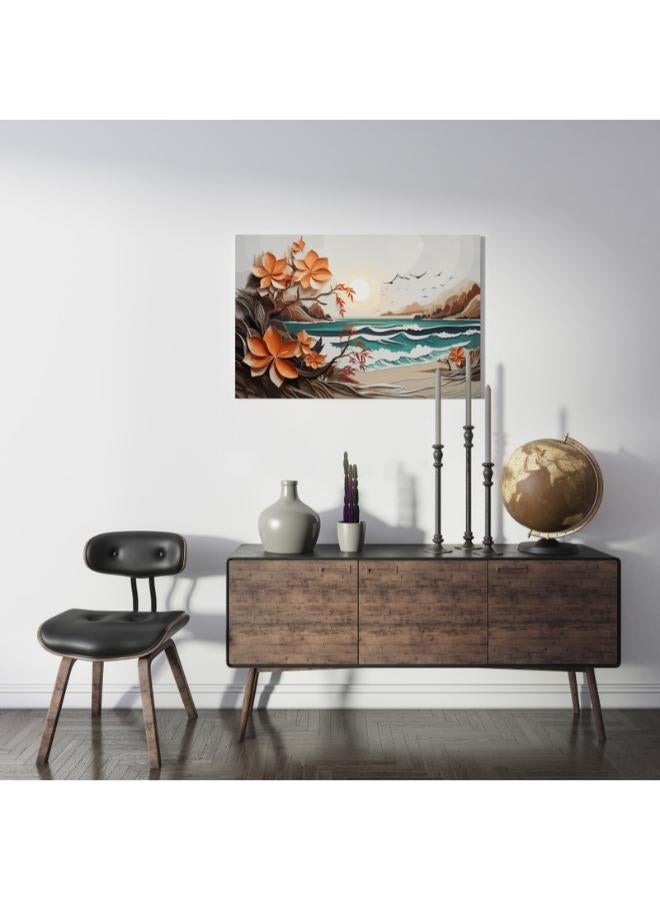 Home Gallery Tropical Paradise Landscape Printed Canvas wall art - Image 3