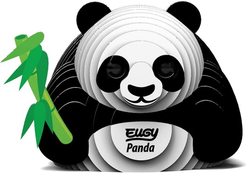 EUGY 013 Panda Eco-Friendly 3D Paper Puzzle [New Seal] - Image 1
