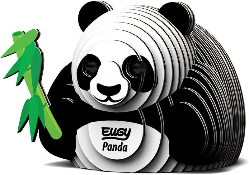 EUGY 013 Panda Eco-Friendly 3D Paper Puzzle [New Seal] - Image 3