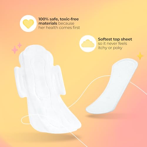 Nua Teen Comfort Sanitary Pads for Teens | Sanitary Pads and Panty Liners | Zero Irritation Promise | 4x Comfort | 100% Toxic-free | Starter Pack for Teens | 14 Count (12 Pads + 2 Liners) - Image 5