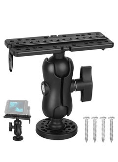 Y&D Fish Finder Accessories, Mount Base, 360 Degree Swivel Electronics Fishfinder Mount, Universal Mounting Plate  - Image 1