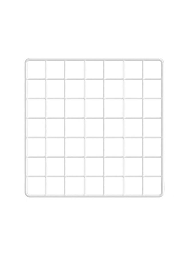 NIBEMINENT Nonstick Rack Mesh Grid Stand White 35x35centimeter - Image 1