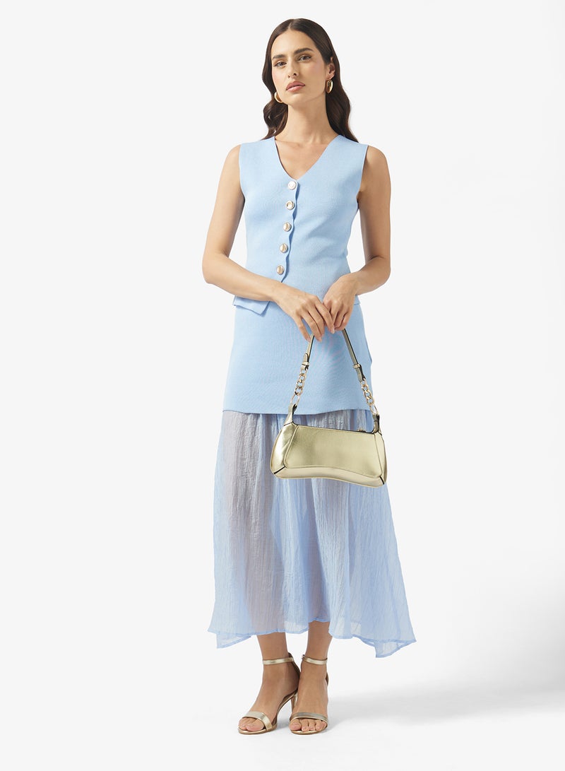 ELLA Vest & Pleate Skirt Set - Image 5