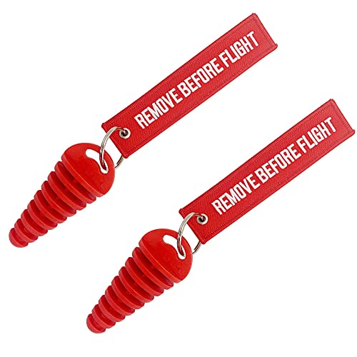 LZKZPY 0615 Wash Plugs Mufflers Exhaust Silencer Motorcycle Dirt Bike 2 Stroke wStreamer Remove Before Start Engine ATV Quad Rubber Exhaust Pipe Plugs Red - Image 1