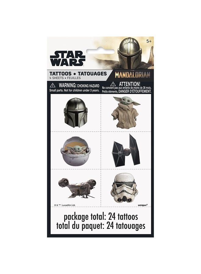 Unique Star Wars Mandalorian Baby Yoda Temporary Tattoos