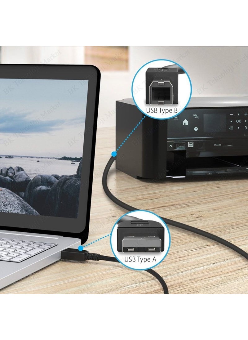 Moonkip - HP Laserjet P3005DN USB Printer Printer Interconnect Cable - Image 1