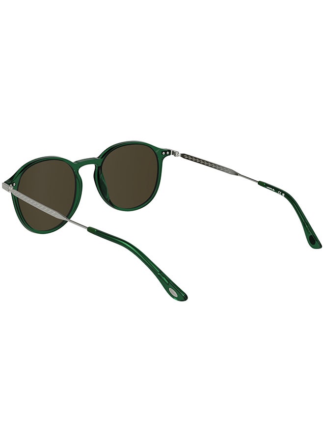 LACOSTE FULL RIM INJECTED LACOSTE SUNS L6061S 5219 (301) TRANSPARENT GREEN - Image 2