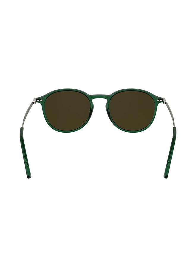 LACOSTE FULL RIM INJECTED LACOSTE SUNS L6061S 5219 (301) TRANSPARENT GREEN - Image 3