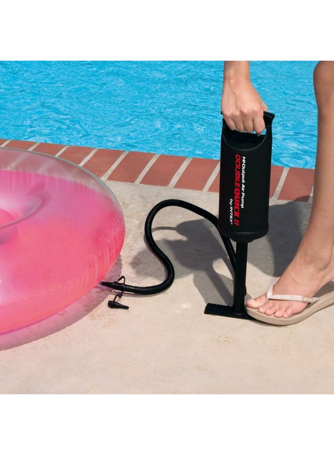 INTEX Double Quick-Ii Hand Pump 5.24x5.24x14.76inch - Image 3