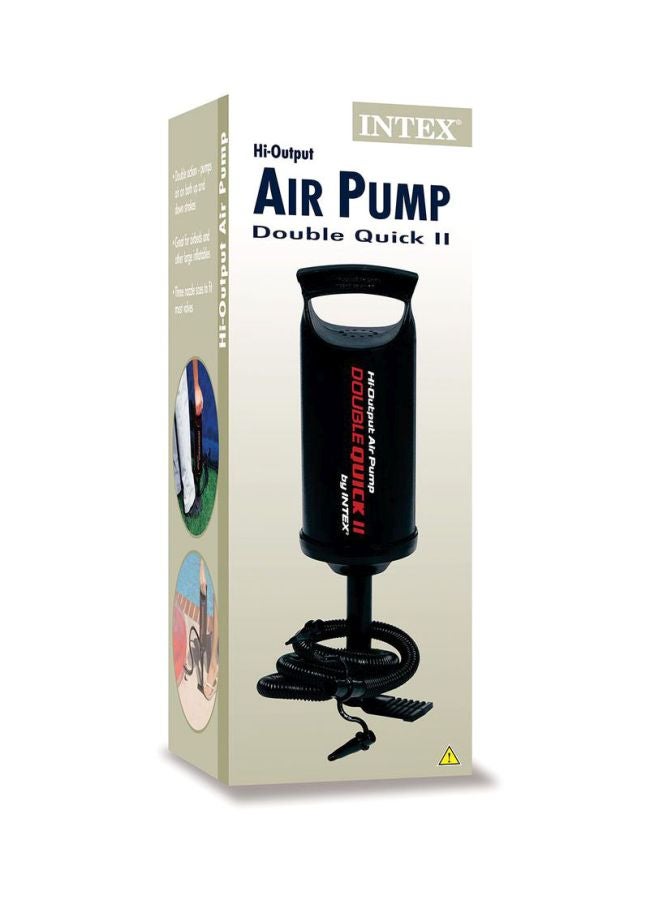 INTEX Double Quick-Ii Hand Pump 5.24x5.24x14.76inch - Image 2