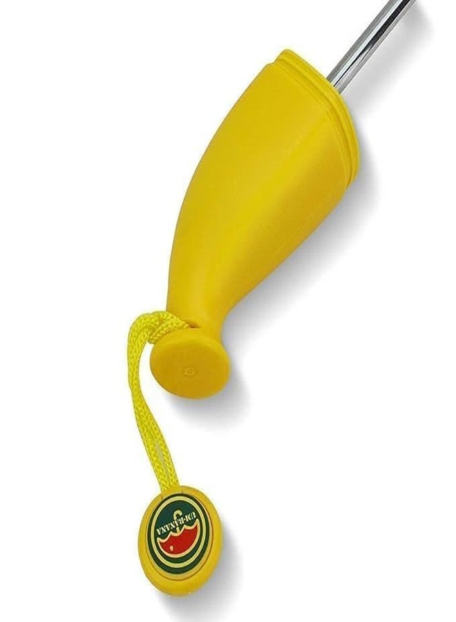 Onecado Yellow Stylish Banana-Shaped Foldable Umbrella with 3-Fold Mechanism, Large Size for Maximum Coverage, Windproof and Rain-Resistant - Image 4