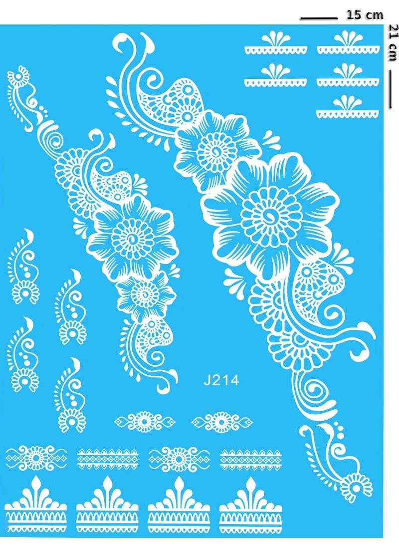 Henna Mandala Flower Temporary White Tattoo - pzsku/Z691E14E3C9A4964E1216Z/45/_/1730621654/5f6a614a-082d-4cc8-9c7e-003777792598