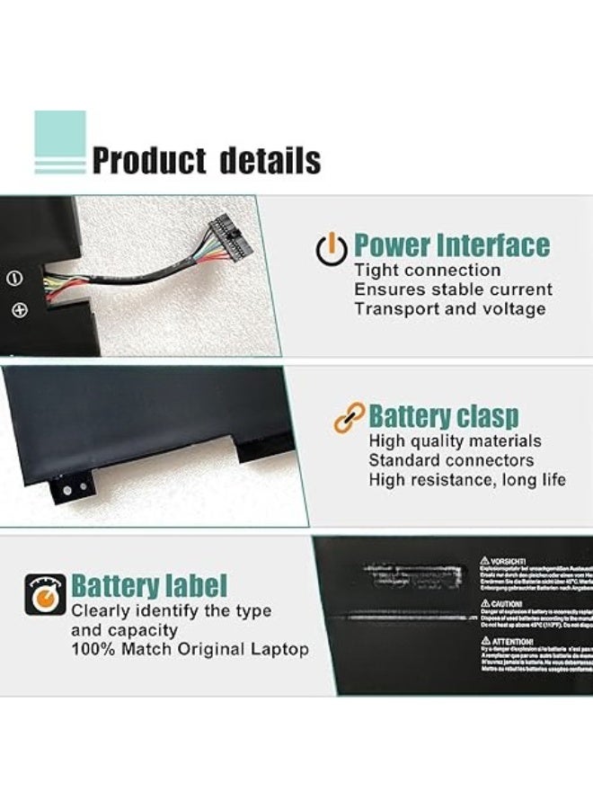 BTY-M6M 15.2V 99.9Wh Replacement Laptop Battery Compatible with GS66, GE66, GE76 Raider, WS66, WE76, Creator 15 Series - Image 2