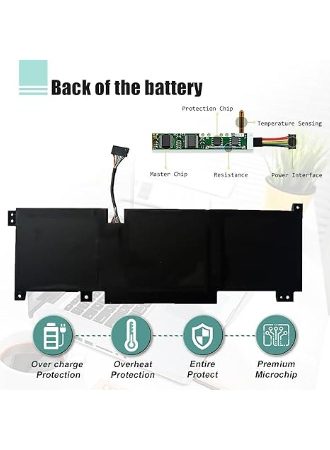 BTY-M6M 15.2V 99.9Wh Replacement Laptop Battery Compatible with GS66, GE66, GE76 Raider, WS66, WE76, Creator 15 Series - Image 4