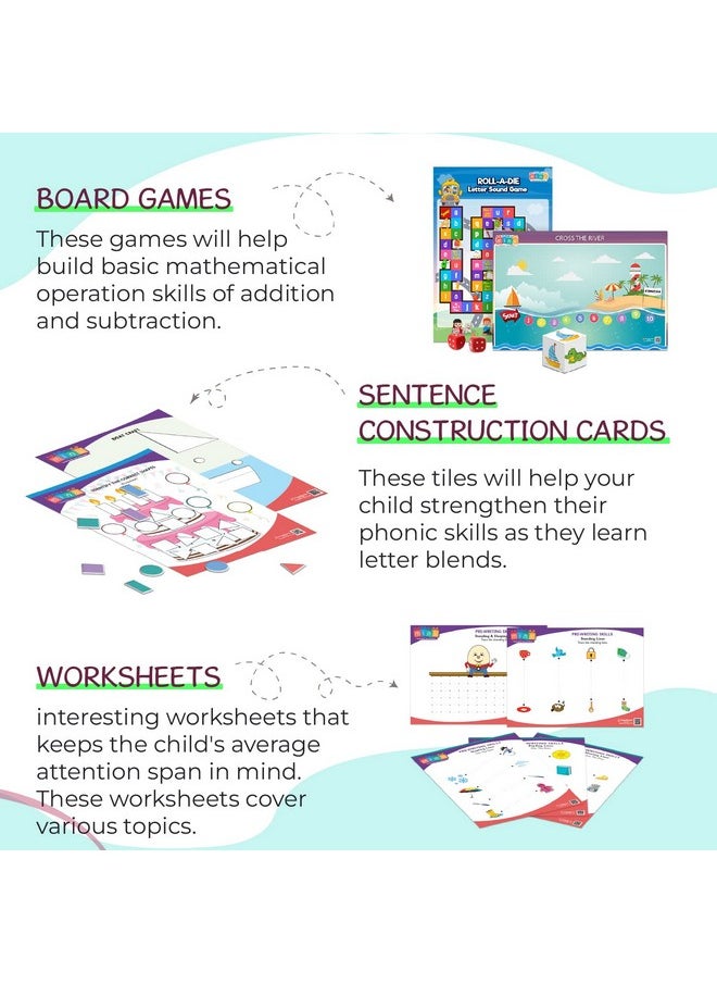 ClassMonitor ClassMonitor Mini Learning Kit with Free Mobile App 14+ Learning & Education Topics for Preschool Learning Activities Home-Learning Best Gift for Boys Girls Kids for Age 1-3 Year  - Image 4