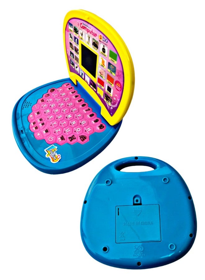 Ruhani Baby Educational Learning Kids Laptop Computer with Screen Sound for Kids, Children’s, Girls & Boys, Fun Toy for Kids, 3 4 5 6 7 + Years Old, (Bule & Yellow) Pack of 1 - Image 4