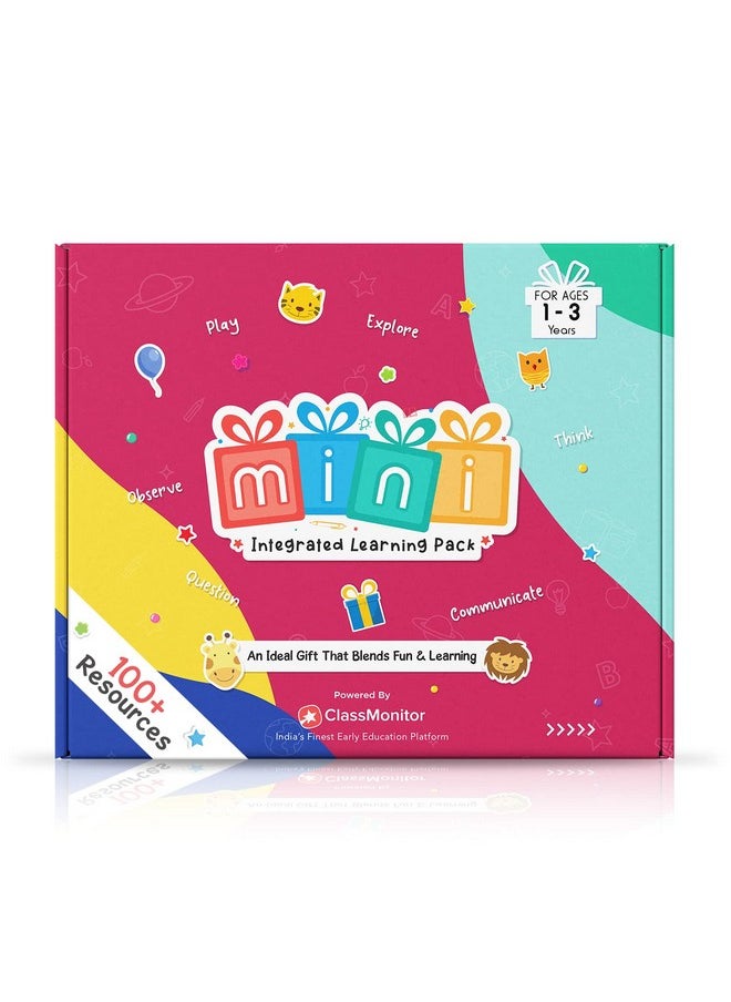 ClassMonitor ClassMonitor Mini Learning Kit with Free Mobile App 14+ Learning & Education Topics for Preschool Learning Activities Home-Learning Best Gift for Boys Girls Kids for Age 1-3 Year  - Image 1