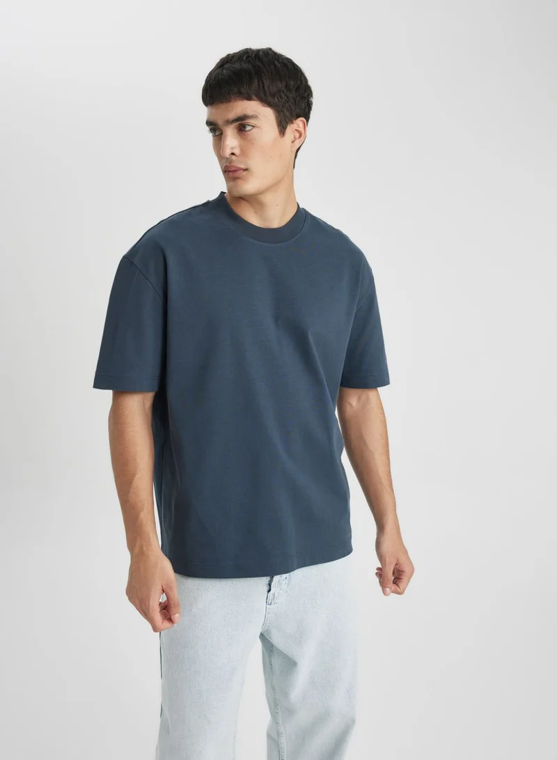 DeFacto Oversize Fit Crew Neck T-Shirt