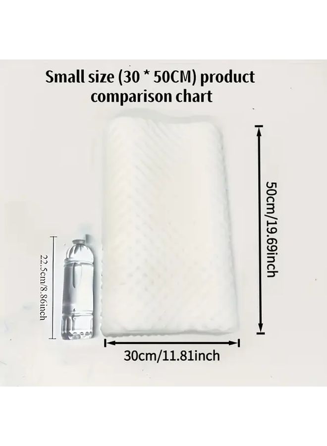 Large White Memory Foam Cervical Neck Pillow Side Back Sleeper Support Improved Sleep - Image 4