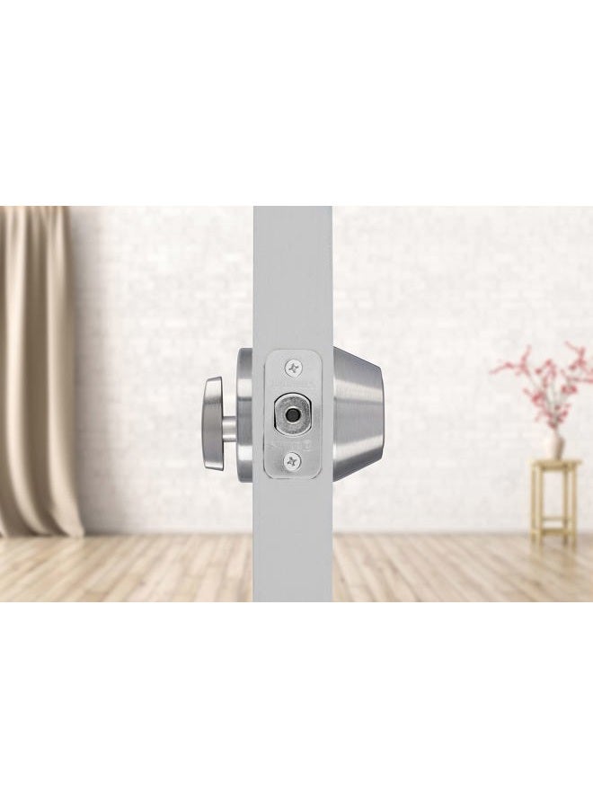 BRINKS – Front Door Lock – Traditional Single Cylinder Deadbolt – Easy Installation, Keyed Entry, Pick Resistant Security for Home and Residence - Image 3