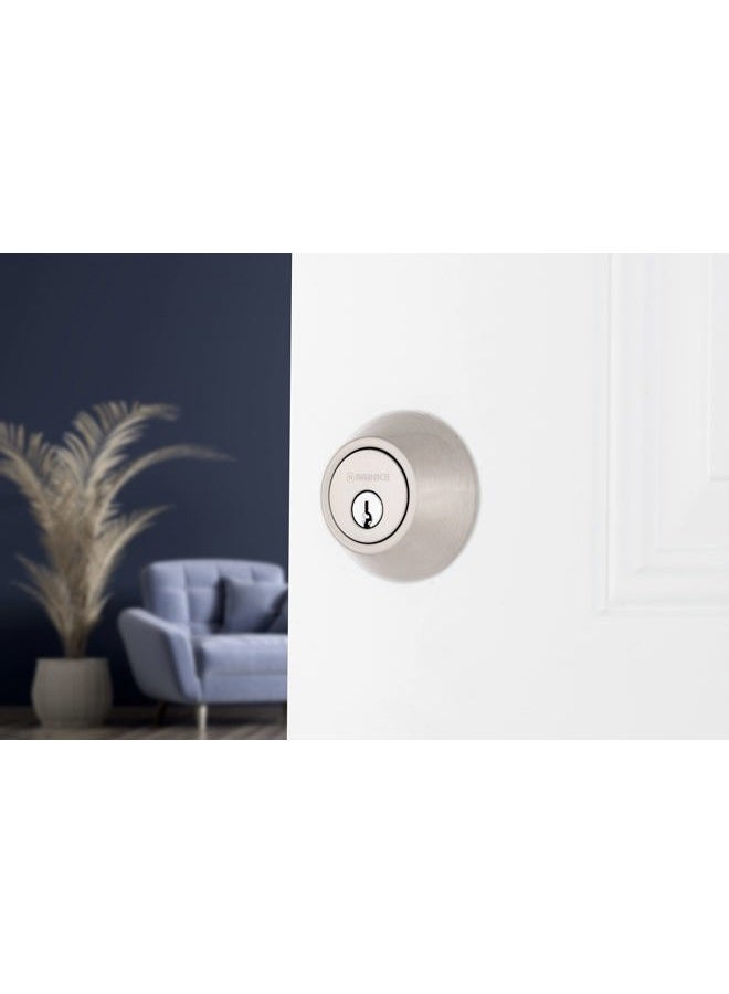 BRINKS – Front Door Lock – Traditional Single Cylinder Deadbolt – Easy Installation, Keyed Entry, Pick Resistant Security for Home and Residence - Image 2