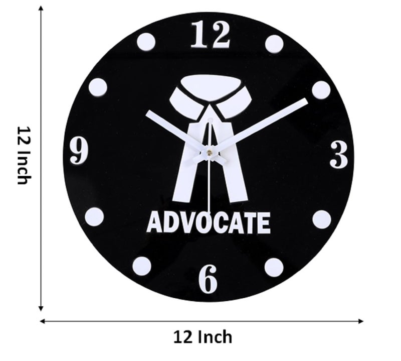 INON IMPORT EXPORT IIE IIE Wall Clock for Advocate 12 Inch One Year Warranty  - Image 2