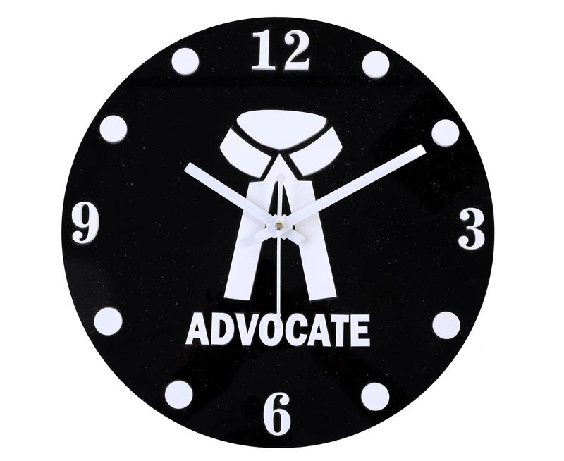 INON IMPORT EXPORT IIE IIE Wall Clock for Advocate 12 Inch One Year Warranty  - Image 1