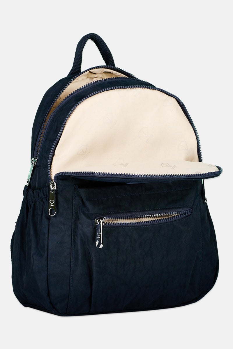 I Love Fashion Women Brand Logo Backpack 26 L x 32 H x 12 W cm, Navy  - Image 3