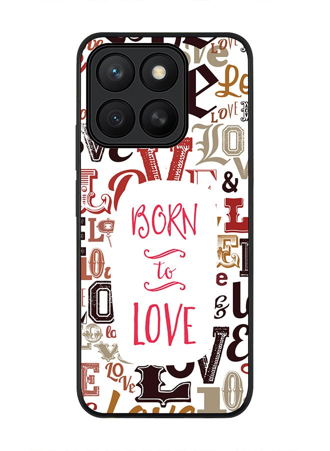 Stylizedd For Honor X8c Case,Slim fit Camera Protection, Shockproof Thin Phone cover  - Born To Love