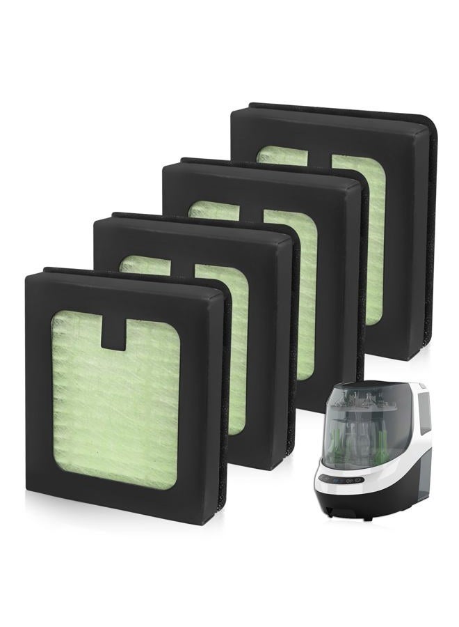 HAVANSIDY 4 Pack HEPA Filter Replacement Compatible with Baby Brezza Bottle Dryer Advanced and Baby Brezza Bottle Washer Pro - Image 1