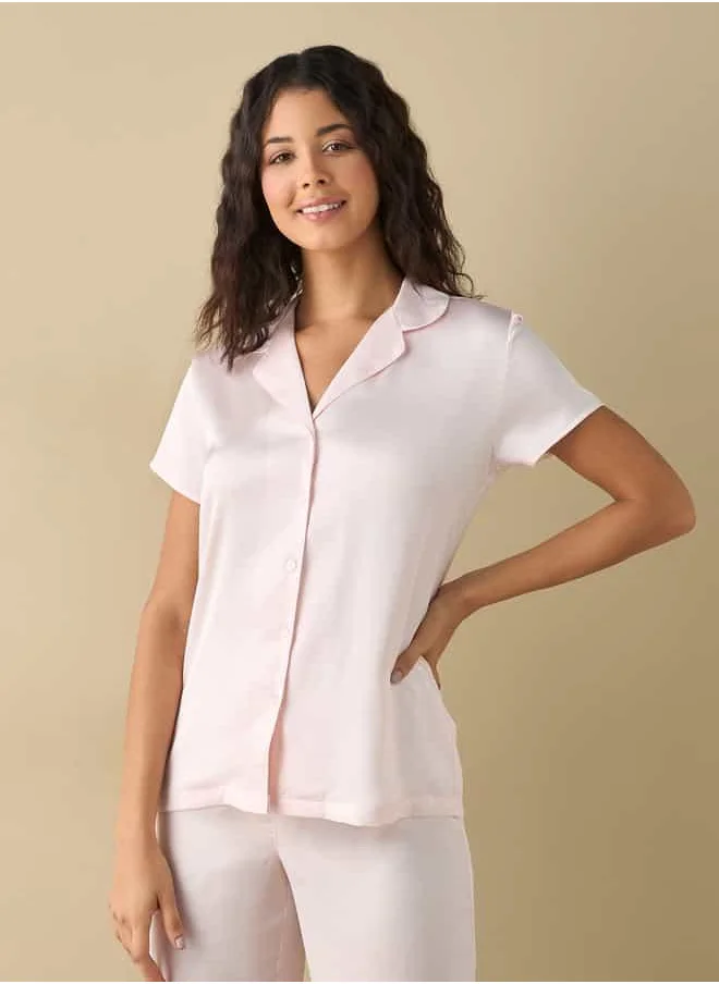 FAV Camp Collar Shirt and Pyjama Set