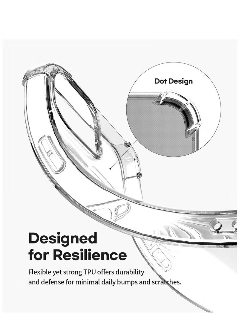 IAF iPhone 14 Case Clear Soft Flexible TPU Anti-Shock Slim Transparent with 4 Corners Bumper Protective Cover (iPhone 14 Clear) - Image 3