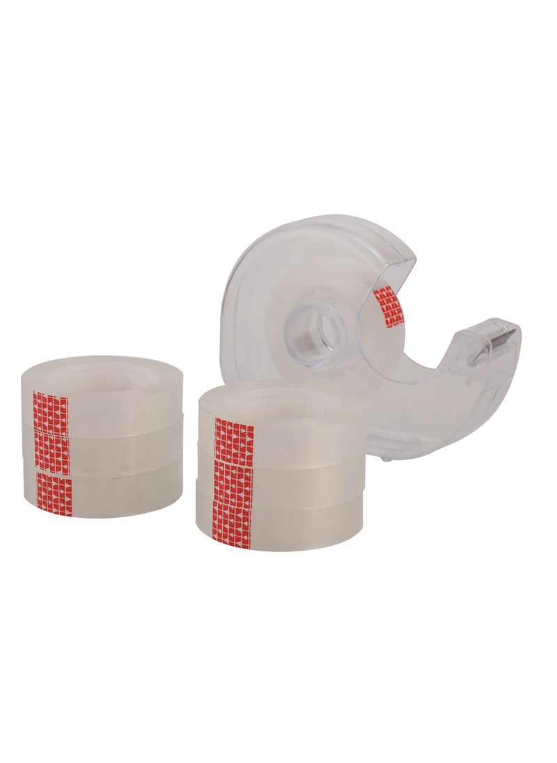 BMB tools Stationery tape with plastic tape machine 7 Pieces  - Image 1
