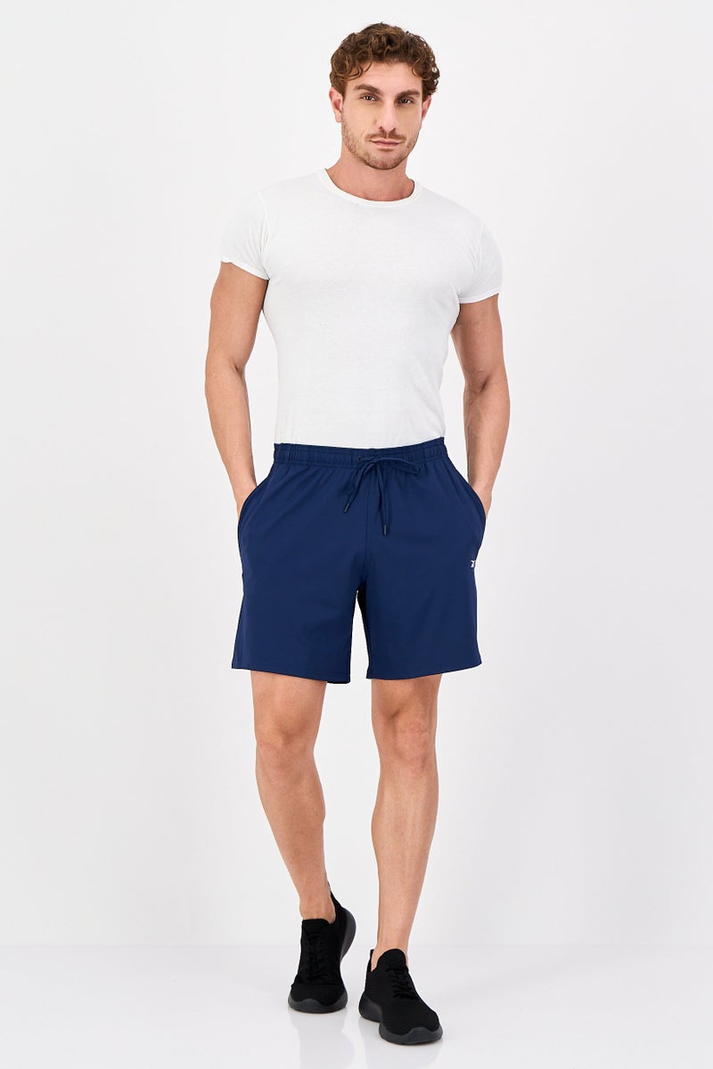 Reebok Men Sportswear Fit Drawstring Training Shorts, Navy - Image 4