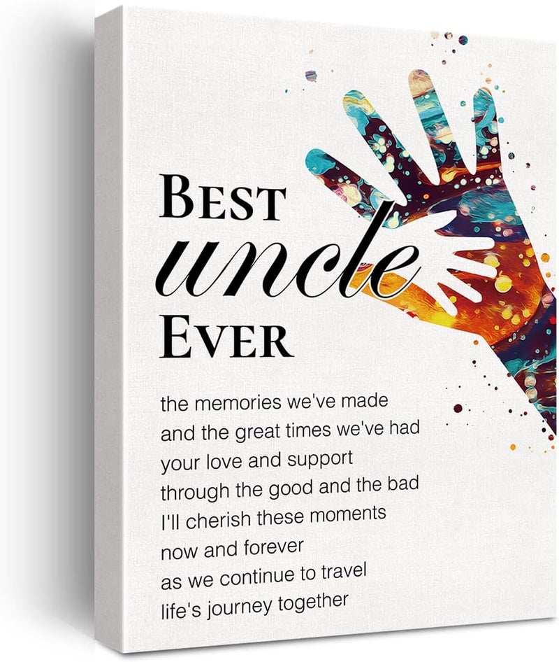 JerLoe Best Uncle Ever Canvas Wall Art - Image 1