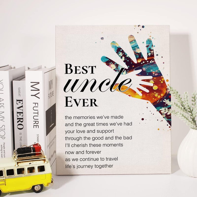 JerLoe Best Uncle Ever Canvas Wall Art - Image 4