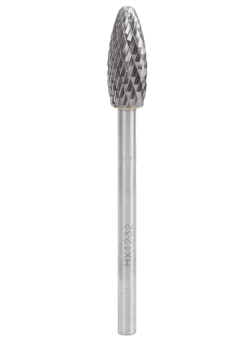 GGOOT Cutter File Type H Grinding Head Cut Burrs File Tungsten Steel Industrial Hardware Tools 6mm Handle 6x12x32x100mm  - Image 2