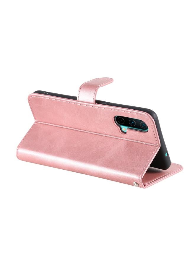 اس-توب جراب لهاتف OnePlus Nord CE 5G جراب جلدي أنيق بسحاب من جلد العجل مع حامل وفتحات للبطاقات ووظيفة المحفظة - Image 5