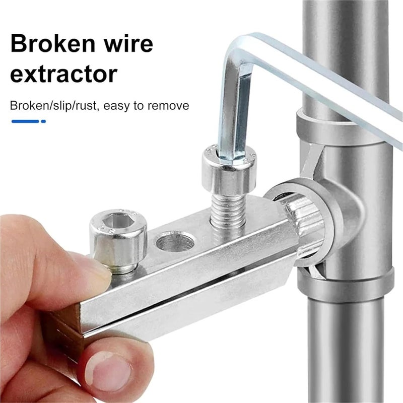 2pcs Threading Tool Angle Valve Repair Plumbing Water Pipe Maintenance Tools Faucet Remover(Style-2) - Image 4