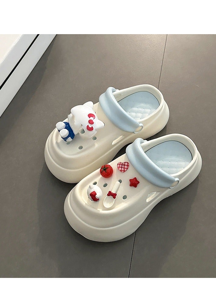 Cute Cartoon Fashionable Versatile Baotou Slippers  - Image 1