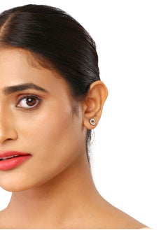 Just Peachy Just Peachy Set of 5 Gold-Toned & Plated Stone Studded Contemporary Drop Earrings ? Includes Elegant Drop Designs with Sparkling Stones High-Quality Gold Finish ? Perfect for Any Occasion  - Image 2